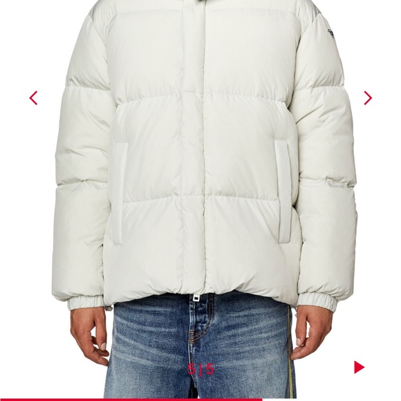Diesel men’s jacket Down jacket in recycled nylon taslan W-Rolfys coat parka - Picture 3 of 7